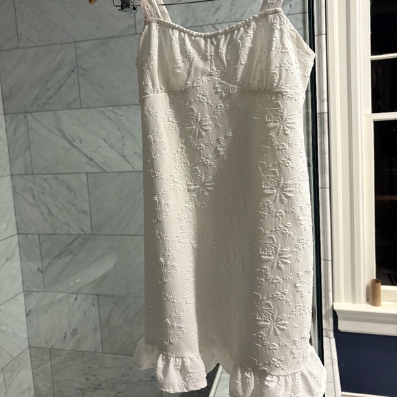 Tilly's White Texture Dress - Picture 1 of 4